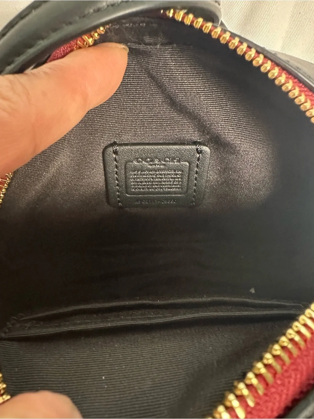 COACH Multicolor Stripe Signature Canvas Crossbody Bag